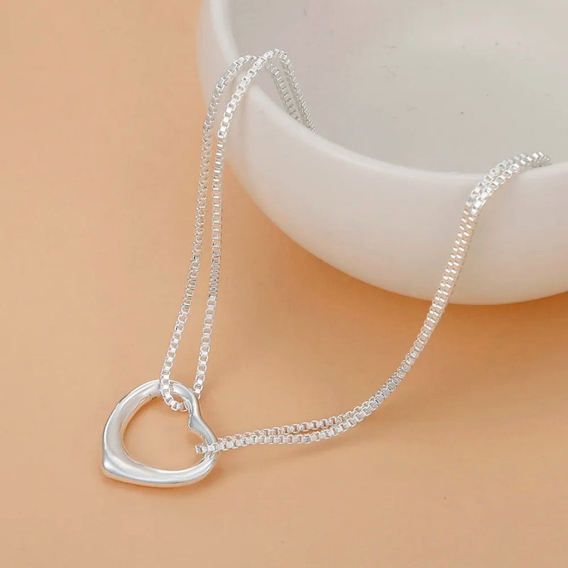 CONJUNTO CORAZÓN PLATA 925 - CONP872