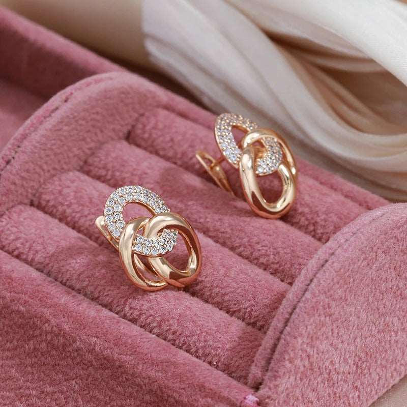 BRINCO ELOS CRAVEJADOS BANHADO EM OURO 18K - BRSI255