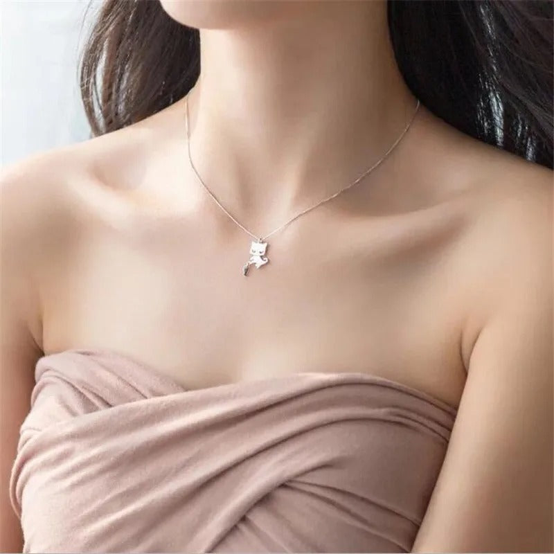 COLLAR GATITO PLATA 925 - PR0752