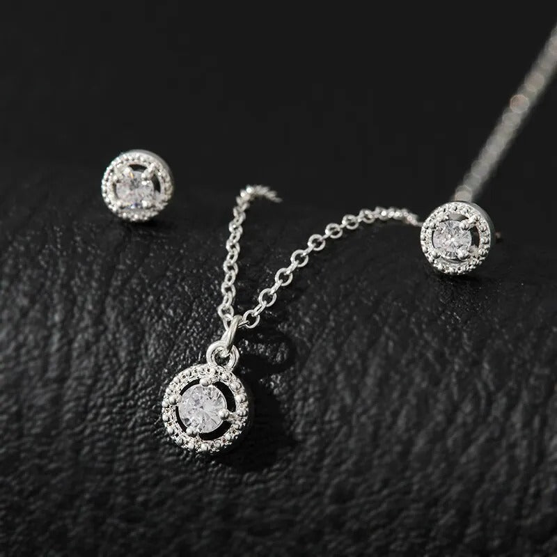 SUPER PUNTOS DE AJUSTE DE PLATA CON TACHUELAS LIGERAS 925 - CONP801