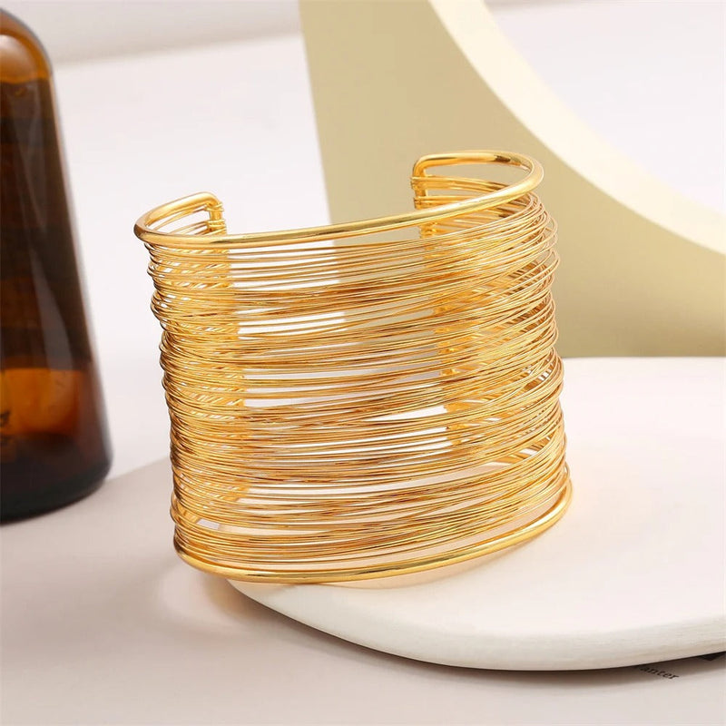BRAZALETE BAÑADO EN ORO 18K - PLSI035