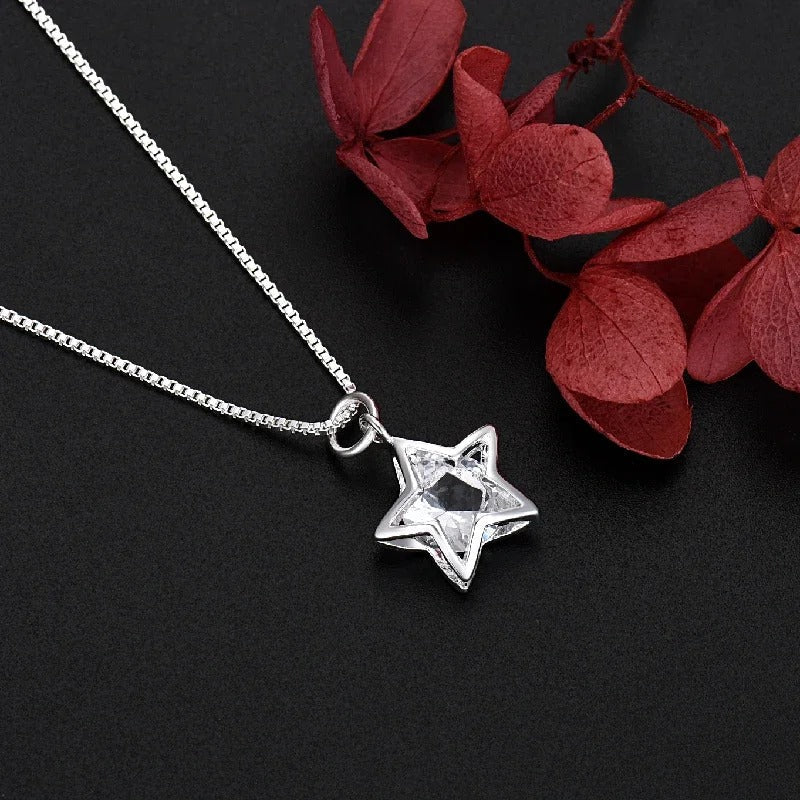 COLLAR ESTRELLA DE PLATA 925 - PR0585