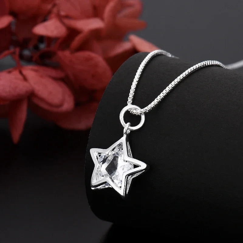 COLLAR ESTRELLA DE PLATA 925 - PR0585