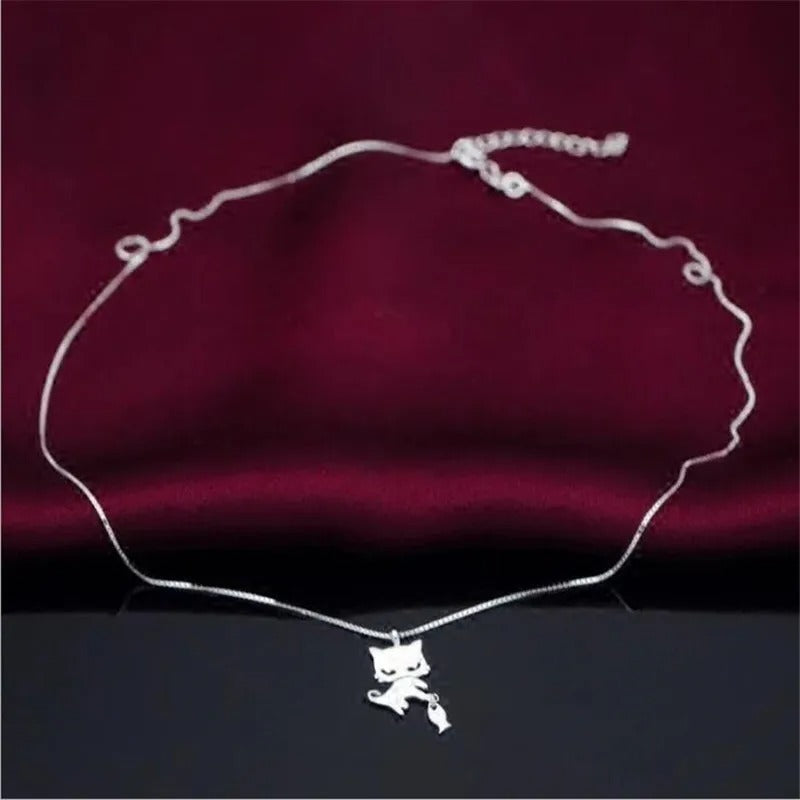 COLLAR GATITO PLATA 925 - PR0752