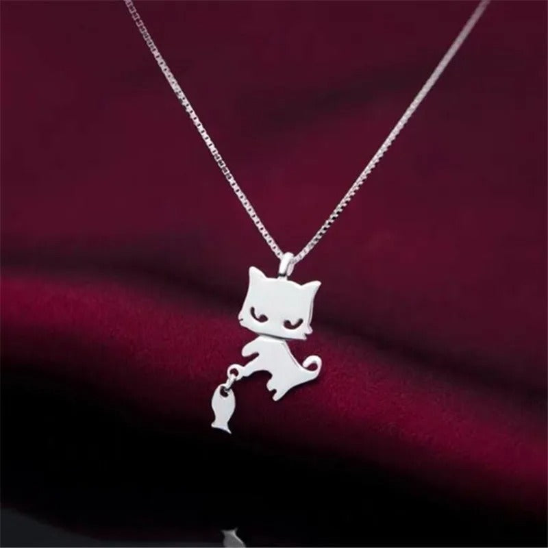 COLLAR GATITO PLATA 925 - PR0752