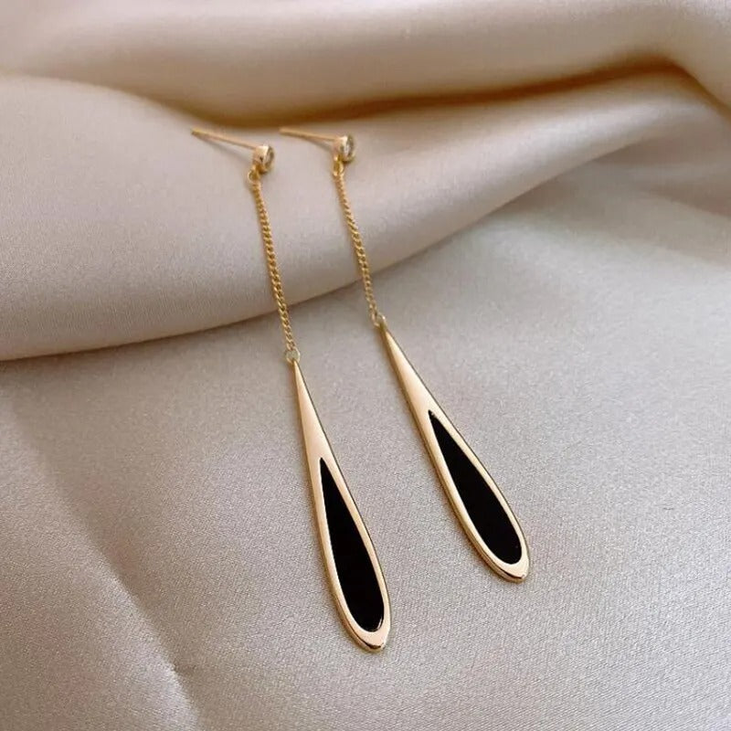 AROS GEOMÉTRICO BAÑADO EN ORO 18K - BR2865