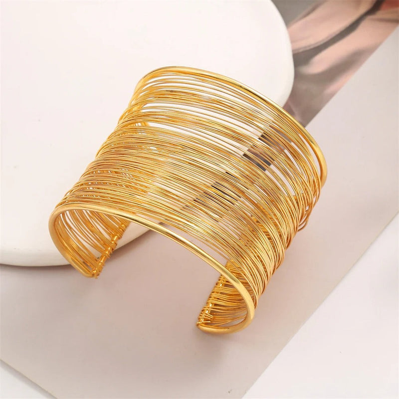 BRAZALETE BAÑADO EN ORO 18K - PLSI035