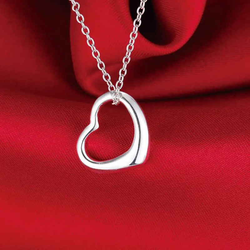 CONJUNTO CORAZÓN PLATA 925 - CONP872