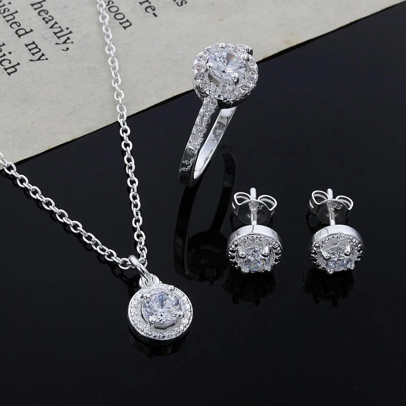 SUPER PUNTOS DE AJUSTE DE PLATA CON TACHUELAS LIGERAS 925 - CONP801