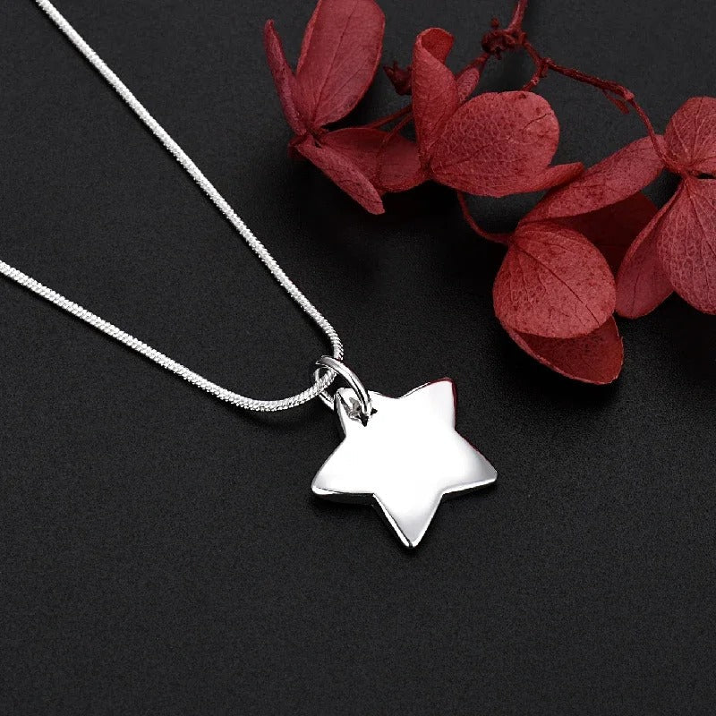 COLLAR ESTRELLA PLATA 925 - PR0697