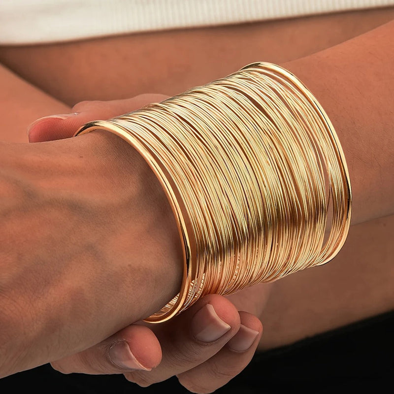 BRAZALETE BAÑADO EN ORO 18K - PLSI035
