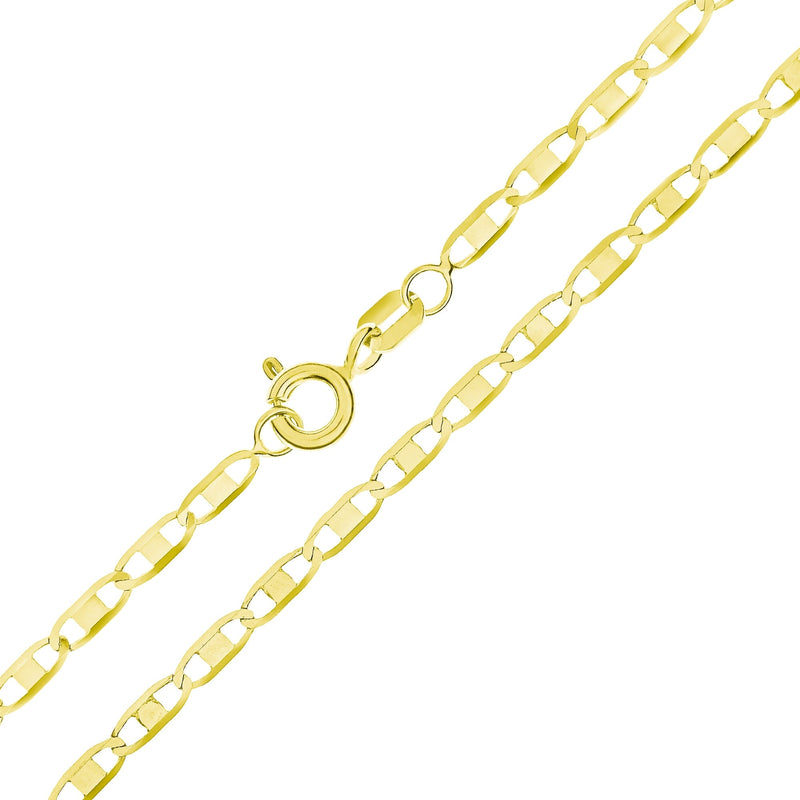 CADENA PIASTRINA 60+10CM BAÑADA EN ORO 18K - COR692