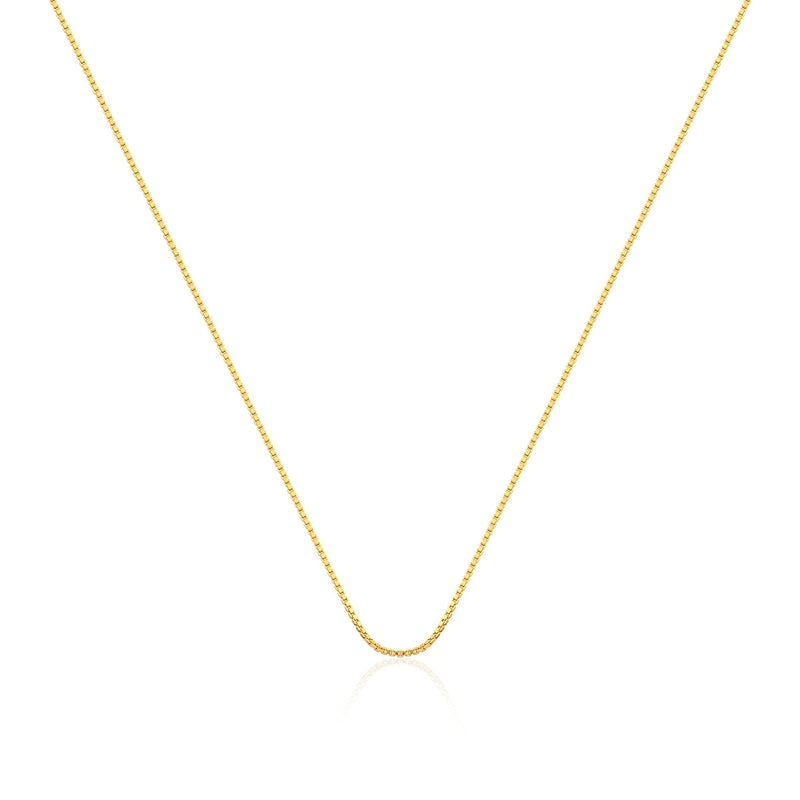 COLLAR NUESTRA SEÑORA BAÑADO EN ORO 18K - GARGSI22