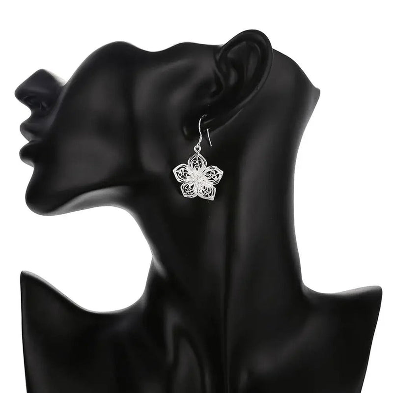 CONJUNTO FLORES PLATA 925 - CONP22