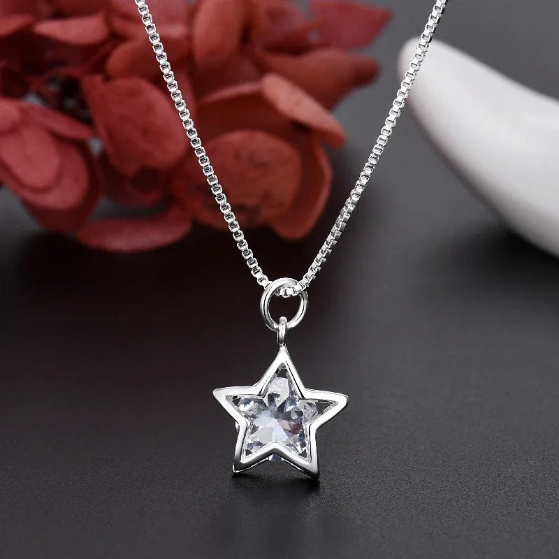 COLLAR ESTRELLA DE PLATA 925 - PR0585