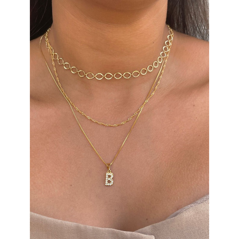 CADENA SINGAPUR BAÑADA EN ORO 18K - COR10