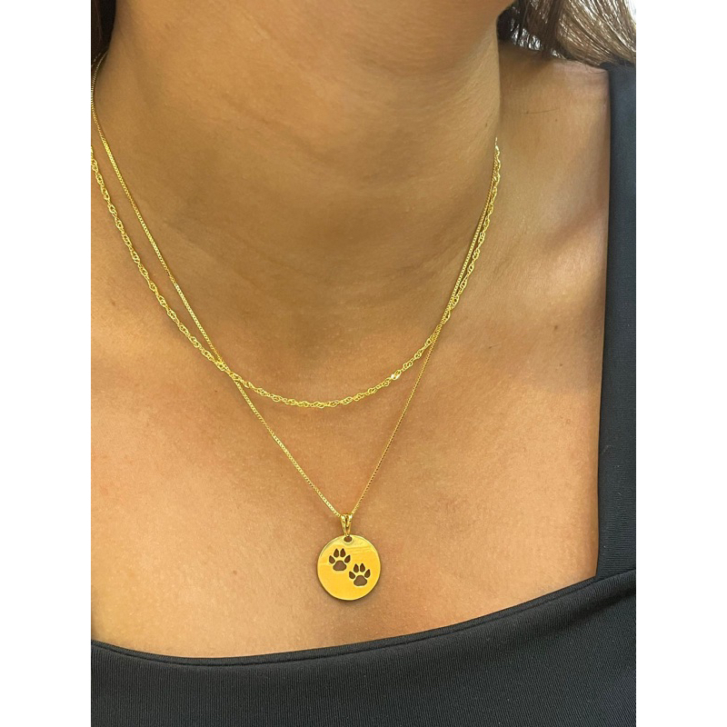 CADENA SINGAPUR BAÑADA EN ORO 18K - COR10