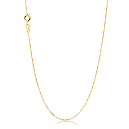 CADENA VENECIANA 45CM BAÑADA EN ORO 18K - COR688