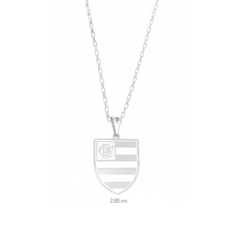 COLLAR FLAMENGO PLATA 925 - PR379