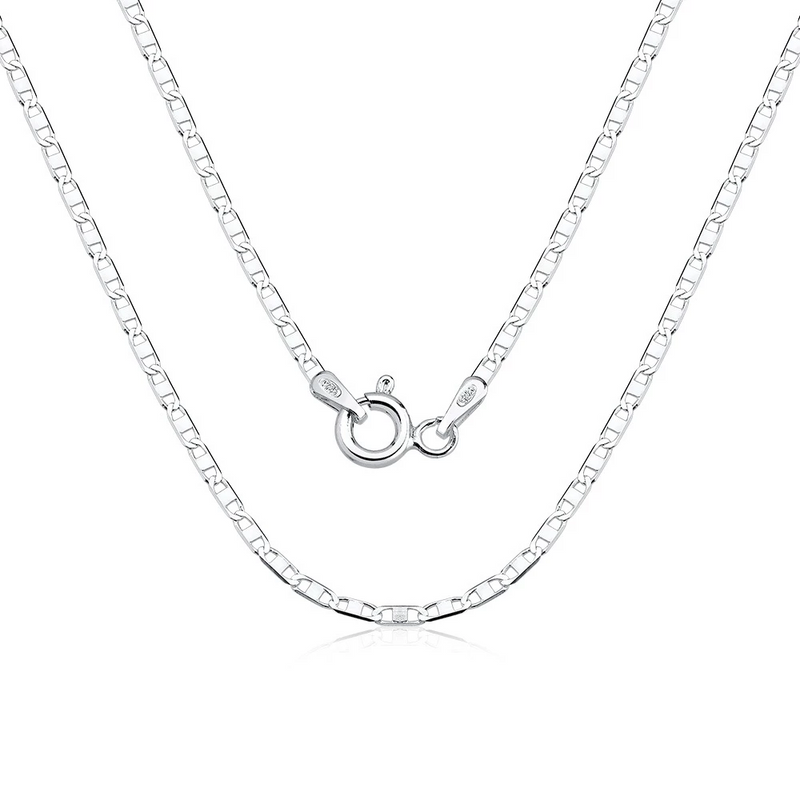 CADENA PIASTRINA 60CM PLATA 925 - COPR27