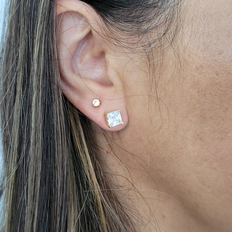 CRISTAL ENGASTADO EN ORO 18K - CONJ818